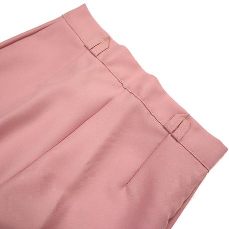 "Women's" 70's～ センタープレス フレア スラックス PINK