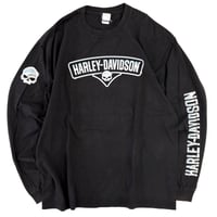 00's Hanes "Harley Davidson" "Egypt" "4面" LS Tシャツ (fits XL～)