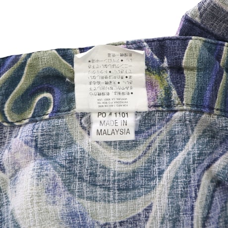 90's Patagonia "Java Fish" A/C シャツ Mサイズ