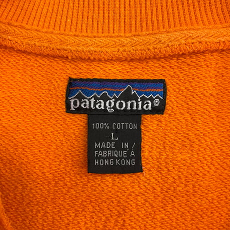 "Rare" 80's～90's Patagonia Half Zip Sweat Lサイズ HONG KONG製