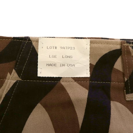 DeadStock 90's～00's ASAT Tribal Camouflage Trousers Large
