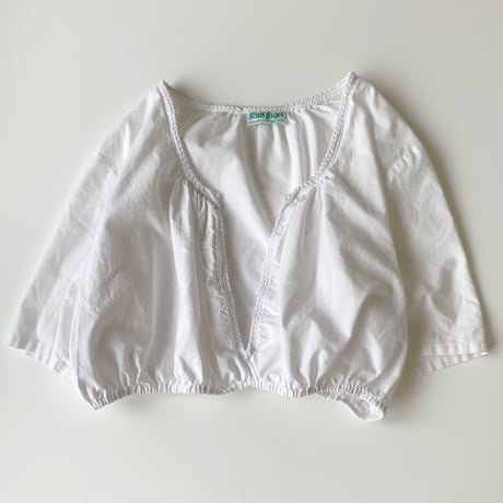 "Women's" 80's～ EURO Vintage Cotton Blouse