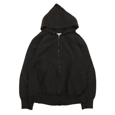 80's CHAMPION RW SWEAT PARKA "Full Zip" Black XLサイズ USA製