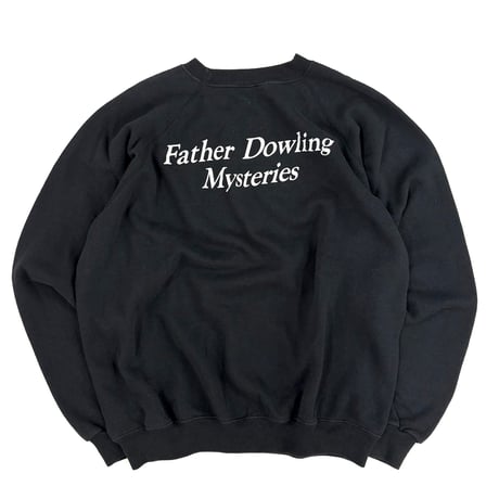 80's～ Hanes "Back Print" "Black" Sweat XLサイズ USA製