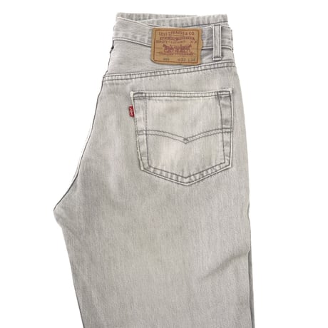 "Rare Color" 90's Levi's 501 "先染め" Grey Denim Pants W33 USA製