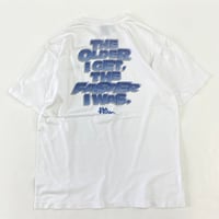 90's NO FEAR "THE OLDER I GET～" 両面 Tシャツ Lサイズ USA製