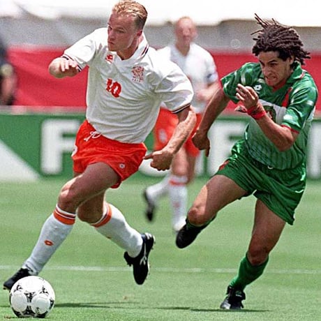 90's Lotto "Oranje" "Dennis Bergkamp" Game Shirt