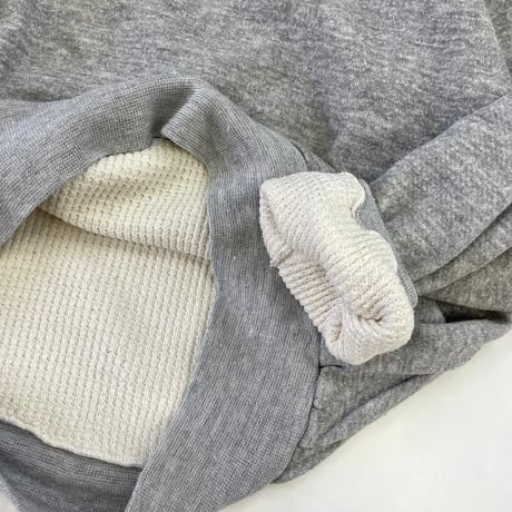 "Women's Size" 80's～ unknown "Thermal Lined" Solid Sweat USA製