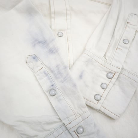 90's～ Wrangler "Bleach" Denim Western Shirt XXLサイズ