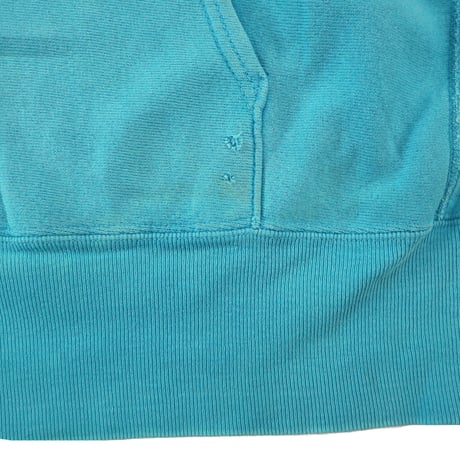"Rare Color" 90's CHAMPION RW SWEAT PARKA Solid Turquoise XLサイズ USA製
