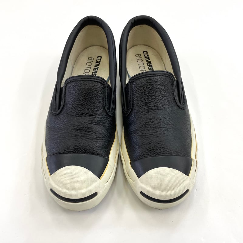 Converse×BIOTOP Leather Jack Purcell SLIP ON US