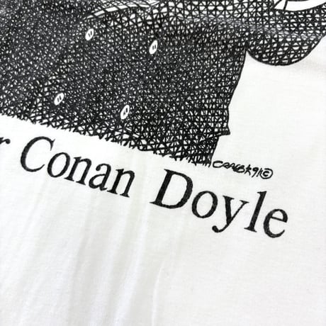 90's Hanes "Largely Literary" "Conan Doyle" Tシャツ XLサイズ USA製