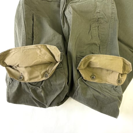 60's French ARMY "M-47" HBT Cargo Pants 21