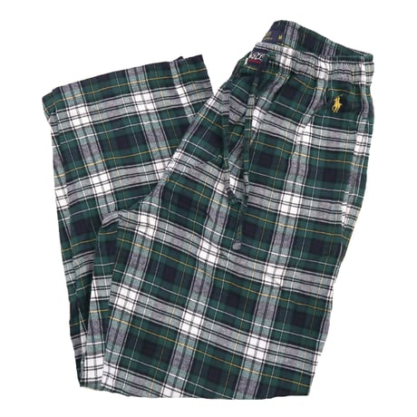 00's Polo Ralph Lauren "Set Up" Pajama Shirt Pants Mサイズ