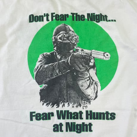 90's Fruit of the loom "Don't Fear The Night..." Pocket Tee Lサイズ USA製