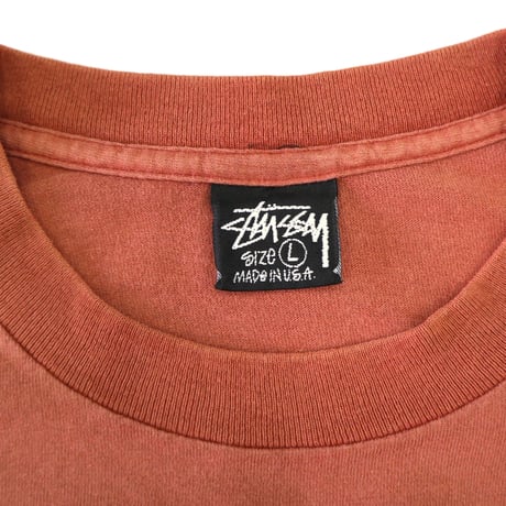 80's～90's OLD STUSSY 黒タグ Tシャツ Lサイズ USA製