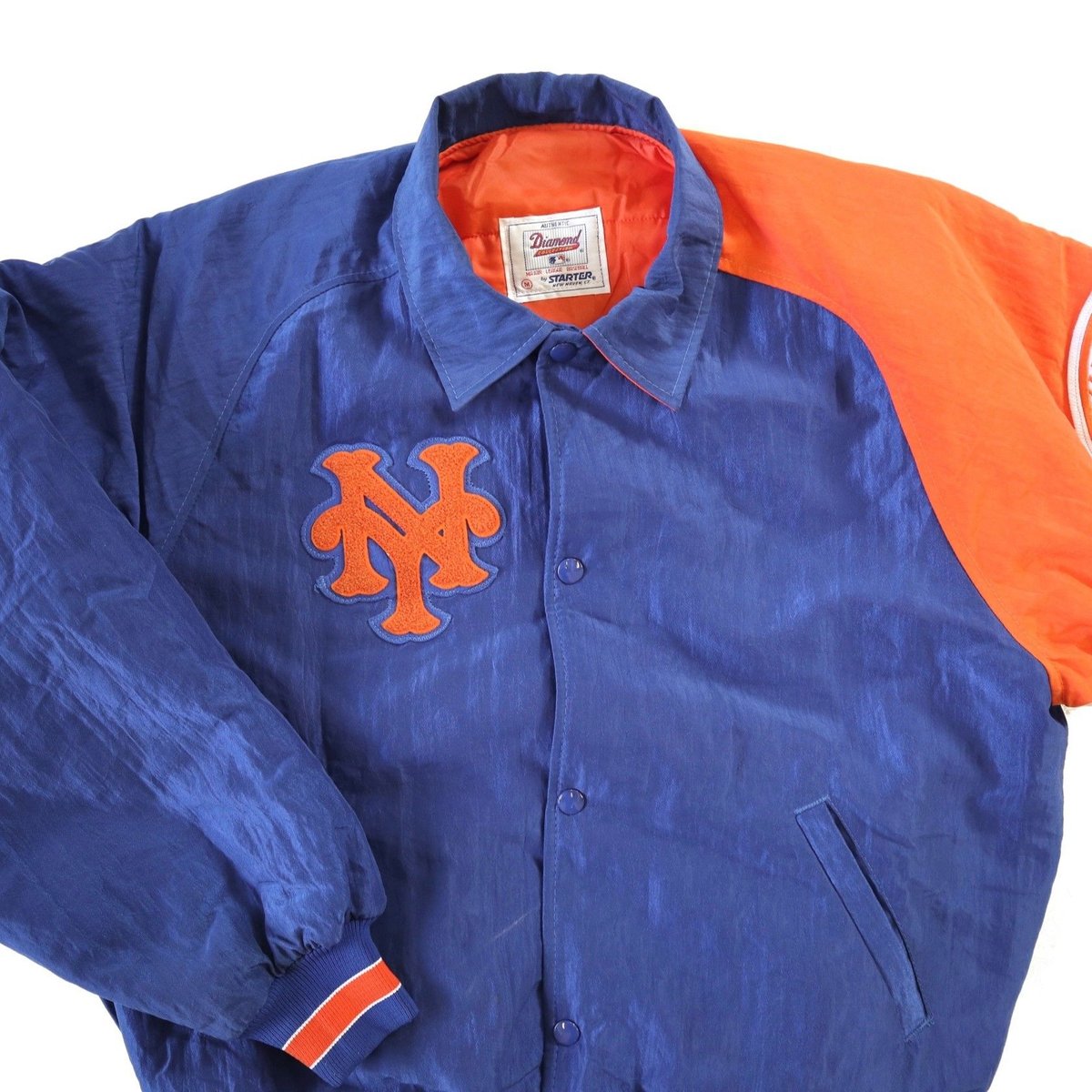 MLB vintage New York Mets ナイロン スタジャン usa - ジャケット 