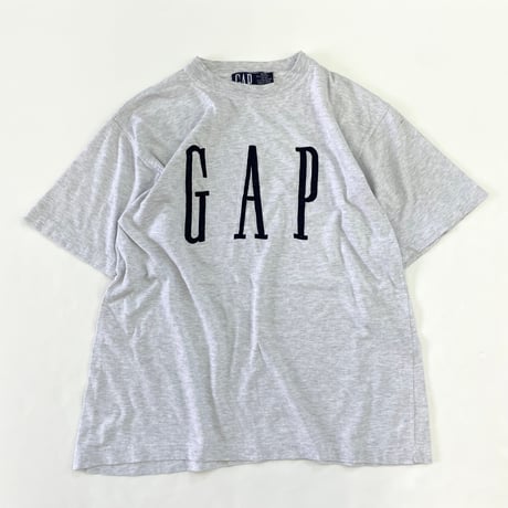 90's OLD GAP "Embroidery Logo" Tシャツ Mサイズ