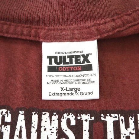 90's Tultex "RAGE AGAINST THE MACHINE" プリント Tシャツ XLサイズ