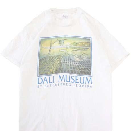 80's～90's Stedman "DALI MUSEUM" プリント Tシャツ Lサイズ USA製
