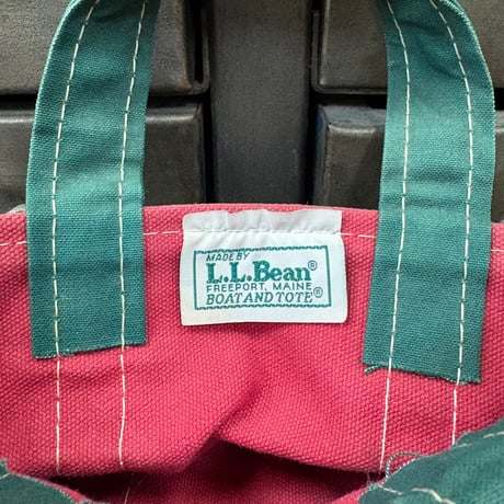 "Rare" "Mini" ～90's L.L. Bean "1色タグ" BOAT AND TOTE Canvas Bag