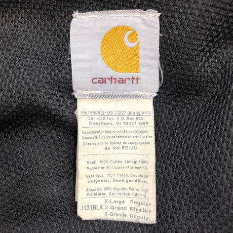 00's Carhartt Duck Active Jacket XLサイズ