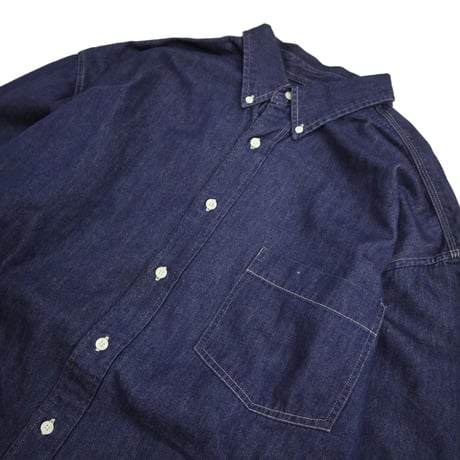 80's～ ST John's Bay Denim BD Shirt Lサイズ