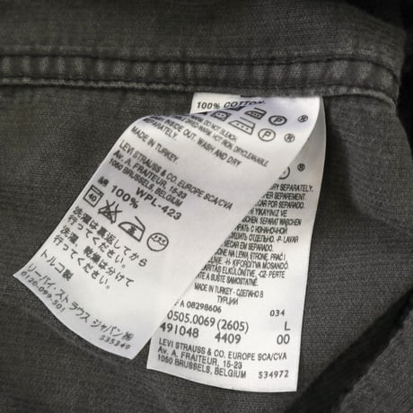 Levi's 70505 "LVC" "Black" Corduroy Trucker Jacket 42サイズ Turkey製