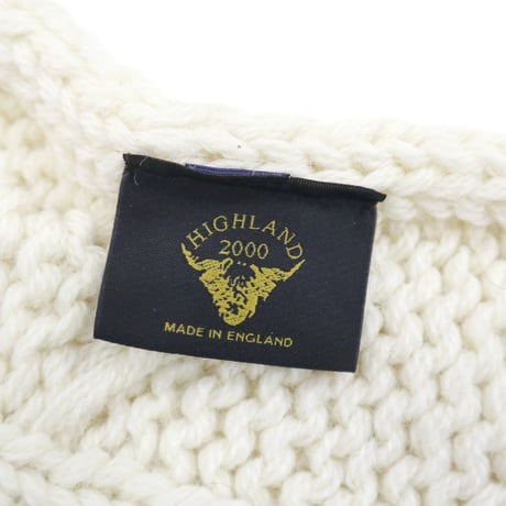 HIGHLAND2000 Wool Cable Muffler England製