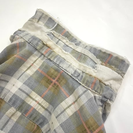 "junk boro" 50's～60's Penney's Print Flannel Shirt Mサイズ