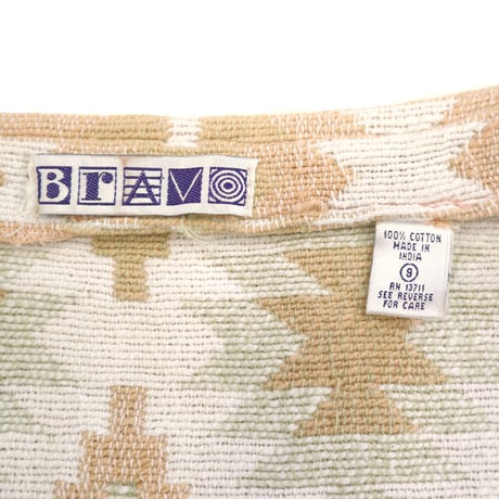 90's～ Bravo Pile Rap Skirt INDIA製