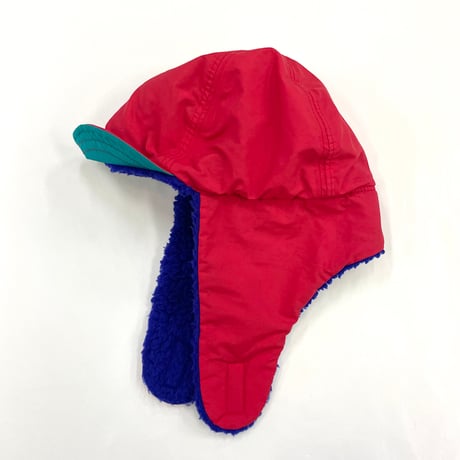 90's Columbia Ear Flap Nylon Boa Cap L/XL USA製