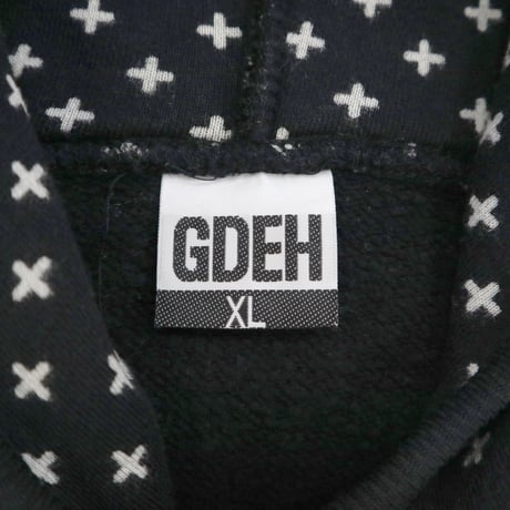 00's GOODENOUGH "Cross Pattern" Sweat Parka XLサイズ