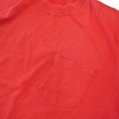 70's HI CRU "DARK HORSE" "Water Print" Pocket Tee Lサイズ USA製