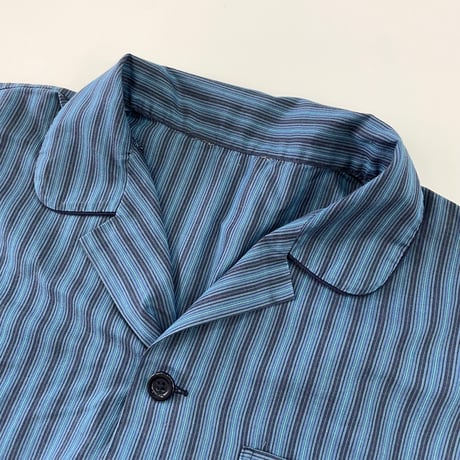 90's～00's unknown Stripe Pajama Shirt