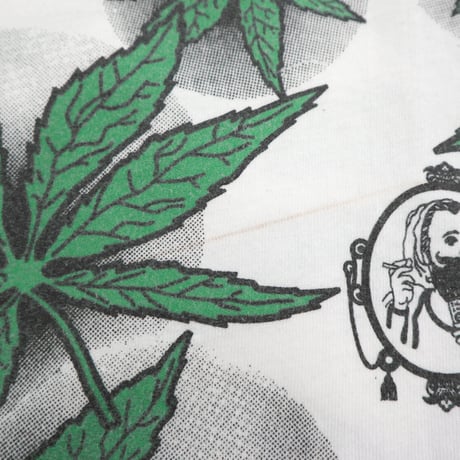 90's～ Hanes "ZIG ZAG&Marijuana" オール オーバー プリント Tシャツ XLサイズ