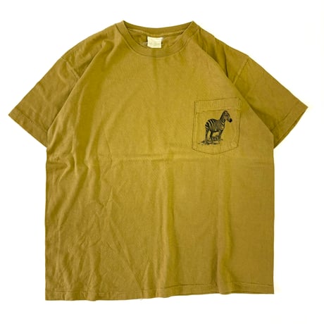 "Rare Color" 80's～ OLD Banana Republic "Zebra" Pocket Tee