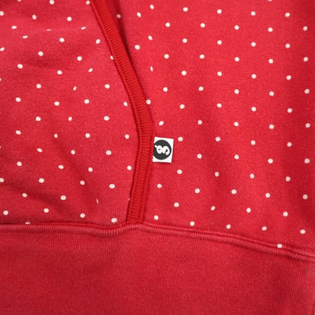 00's GOODENOUGH "ドット柄" Sweat Parka Lサイズ