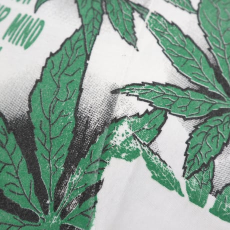 90's～ Hanes "ZIG ZAG&Marijuana" オール オーバー プリント Tシャツ XLサイズ