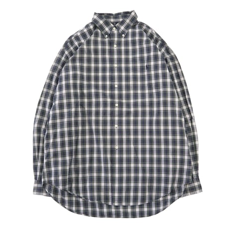 90's Ralph Lauren "BLAIRE" Plaid BD Shirt Lサイズ