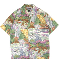 90's Patagonia "Pataloha" "Menu" Shirt Mサイズ