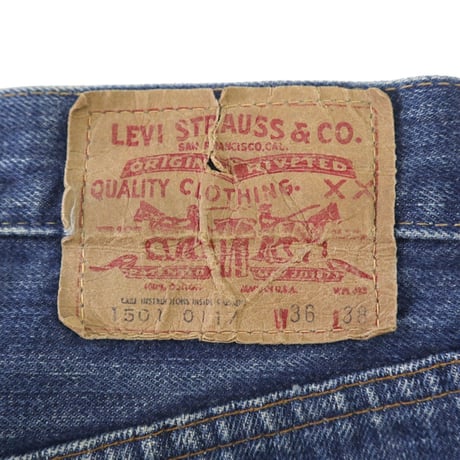 60's Levi's 501 "66single" "Cut Off" Denim Short Pants