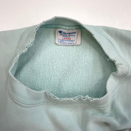 "Special Color" 80's CHAMPION RW SWEAT Solid Tiffany Lサイズ USA製