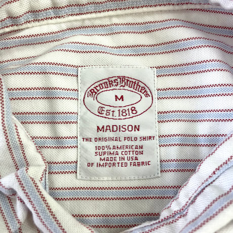 90's Brooks Brothers Oxford Stripe BD Shirt USA製