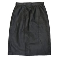 "Women's" 90's～ EVAN DAVIS "COW Leather" Skirt