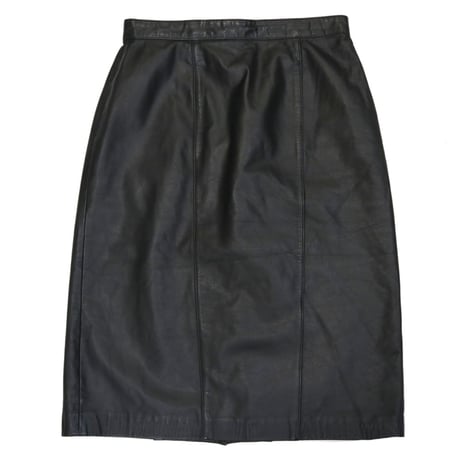90's～ EVAN DAVIS "COW Leather" Skirt