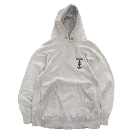 80's CHAMPION RW SWEAT PARKA "HUMBOLDT RUGBY" 両面 プリント XLサイズ USA製