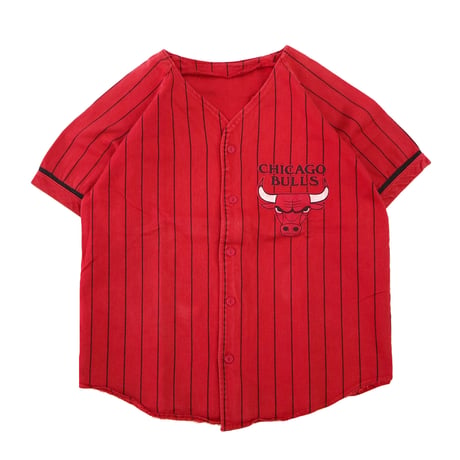 90's～ Chicago Bulls Baseball Shirt