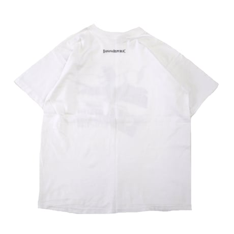 80's～ Banana Republic "Following the Trail" "両面" Tシャツ USA製