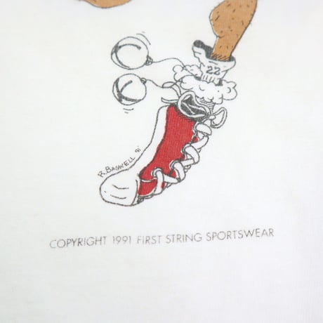 90's Clyde Drexler "サンタクロース" 両面 プリント Tシャツ White